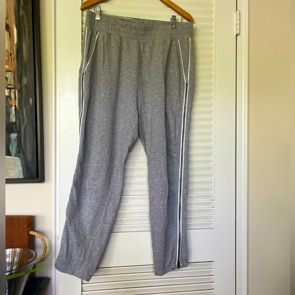 Great pair of French terry side-zip track pants by Threads 4 Thought, large. - Picture 1 of 6